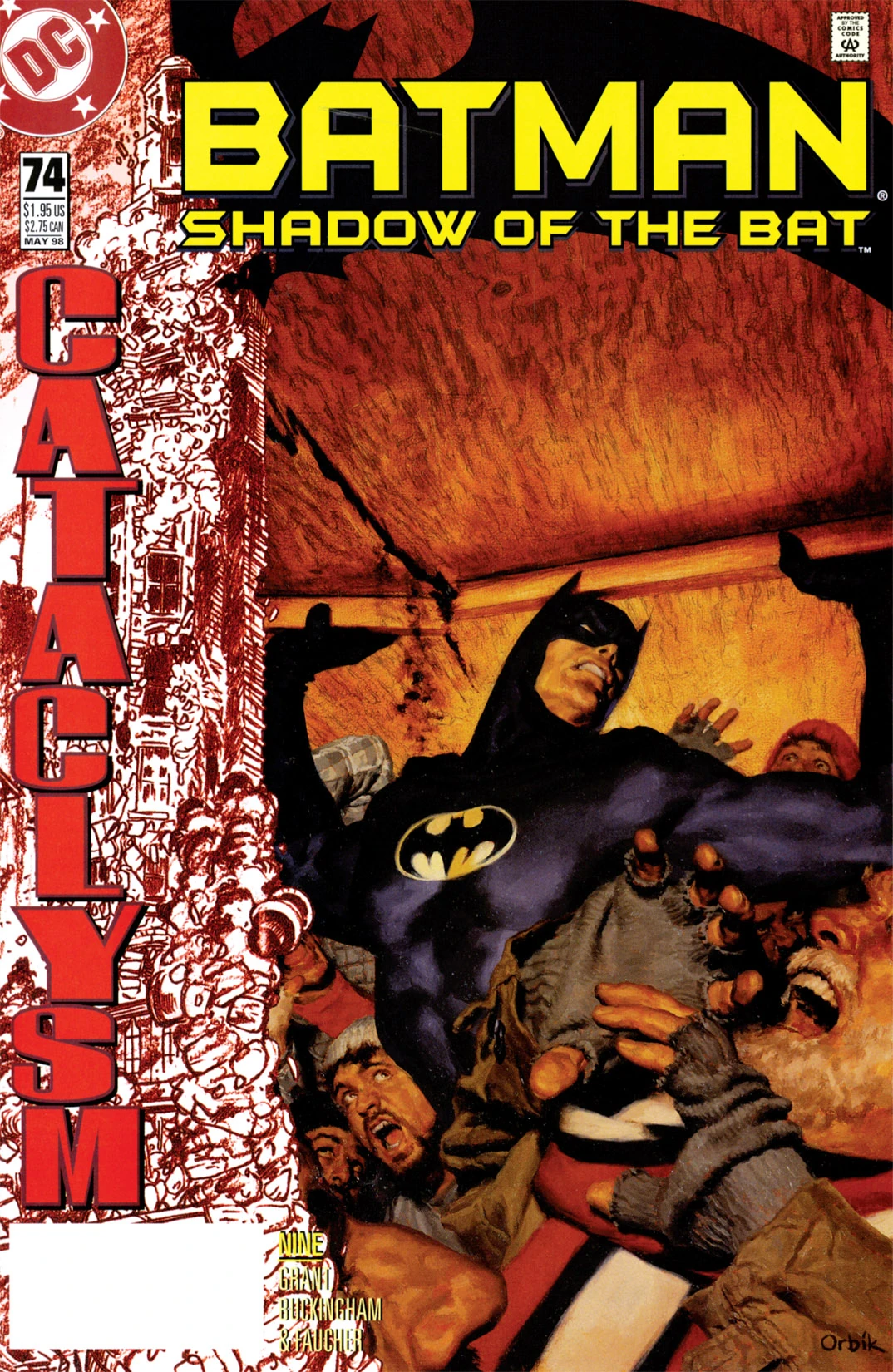 Batman: Shadow of the Bat #74 (DC, 1998 — Cover A) cover